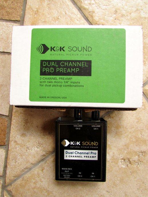 K&K DUAL CHANNEL PRO PREAMP