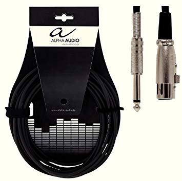 Alpha Audio mikrofonski kabel XLR ženski - 6,3mm jack 3 m