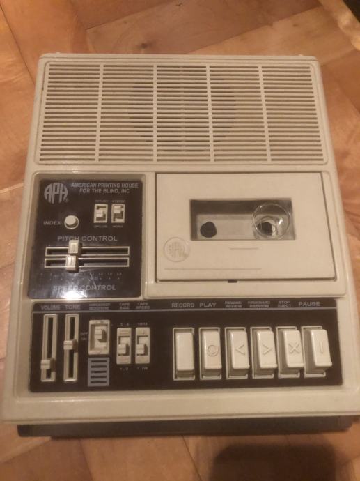 cassette recorder with pitch and speed, variable tape speed, APH