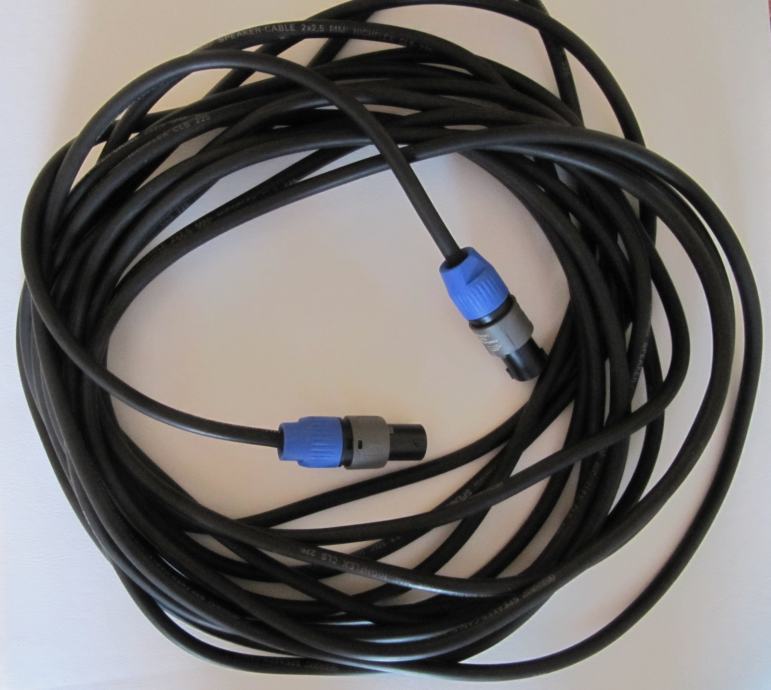 Cordial kabel 2,5mm, speakon