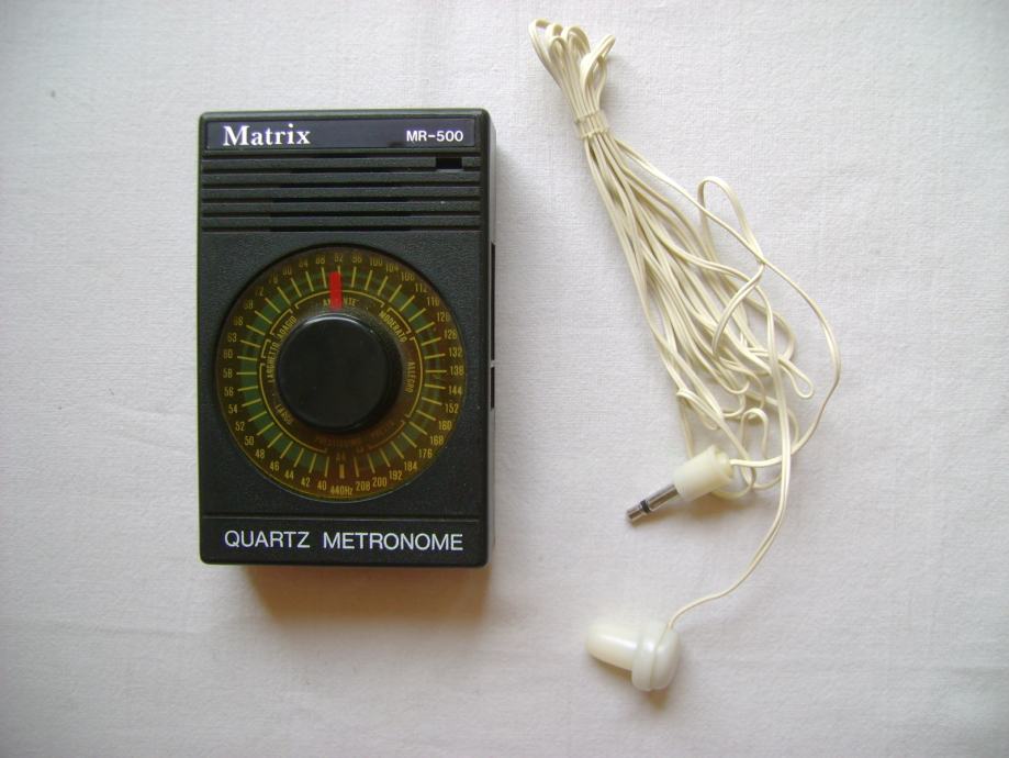Quartz Metronome - Matrix MR-500 - metronom sa slušalicom i baterijom