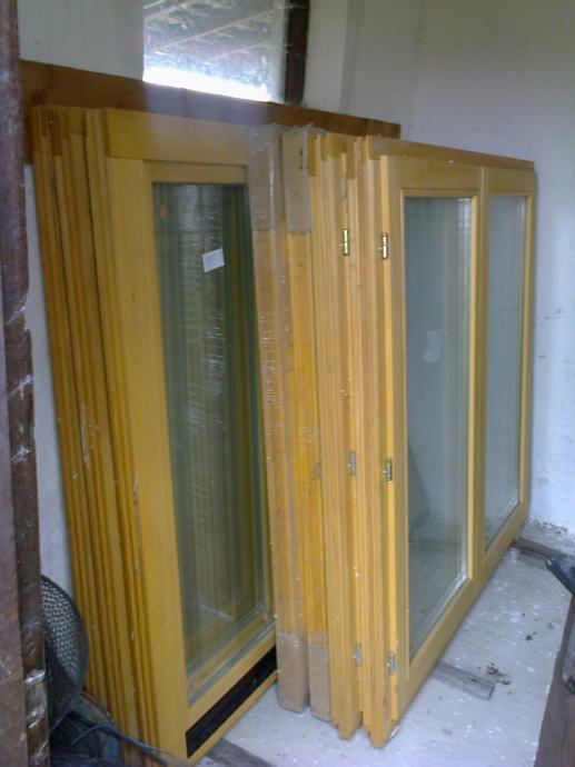 drvena stolarija - prozori i balkonska vrata - NOVO i NEKORIŠTENO