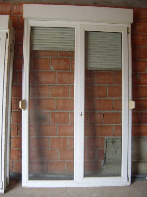 pvc balkonska vrata s roletom