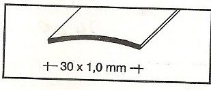 inox pokrovni profil 93 cm duzine