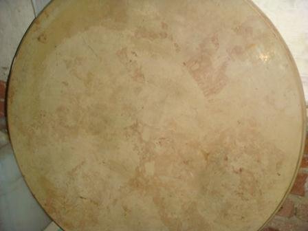 Okrugla ploča za stol-savršena imitacija mramora