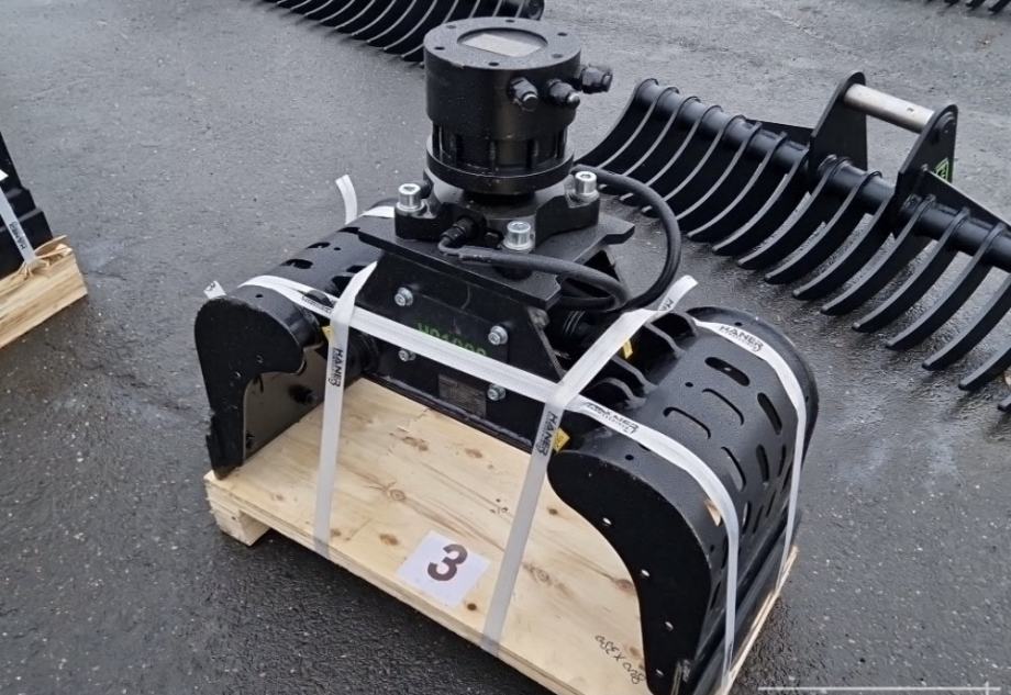 NOVO Häner HG100S grajfer + rotator – za mini bager 1–3t