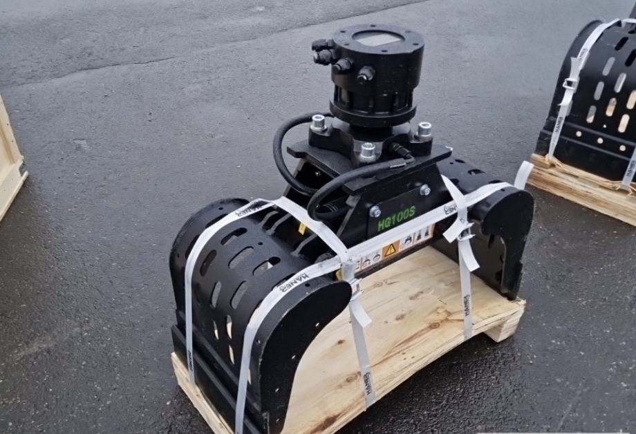 NOVO Häner HG100S grajfer + rotator – za mini bager 1–3t