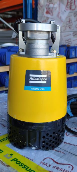 Električna potopna pumpa za vodu drenažna WEDA D04N Atlas Copco