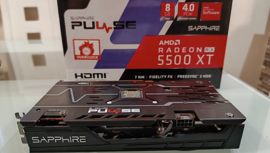 AMD RADEON RX 5500 XT OC 8GB SAPPHIRE PULSE