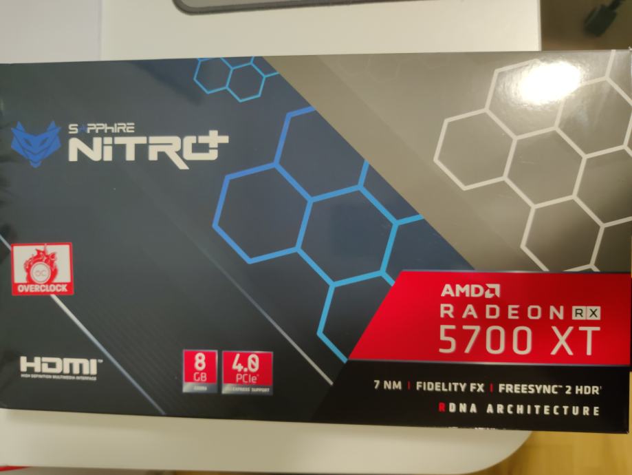 Tarjeta De Video, Tarjeta Grafica Sapphire Radeon Nitro RX 5700 XT 8GB GDDR6 PCI Express