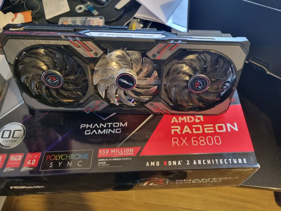 ASROCK Radeon RX 6800 16GB PHANTOM GAMING