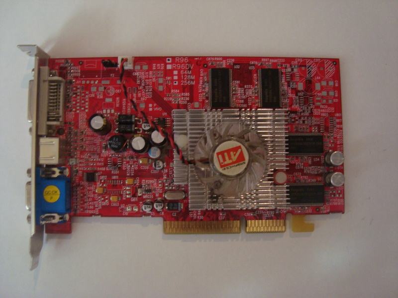 ATI RADEON 9600 PRO 256MB DDR, 128 bit, AGP
