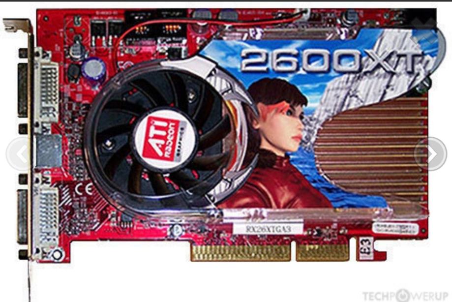 ATI Radeon HD 2600 XT AGP grafička kartica (SPLIT)