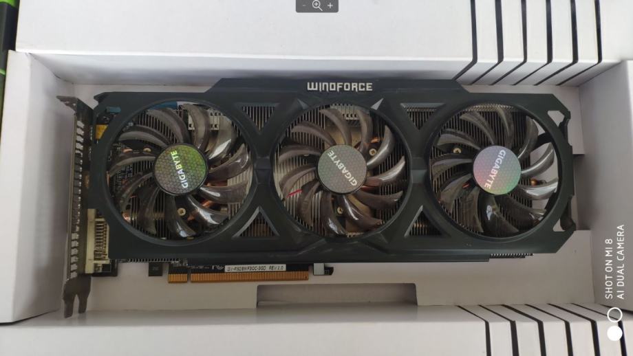 Gigabyte AMD Radeon R9 280 Windforce OC 3GB GDDR5 384-bit grafička