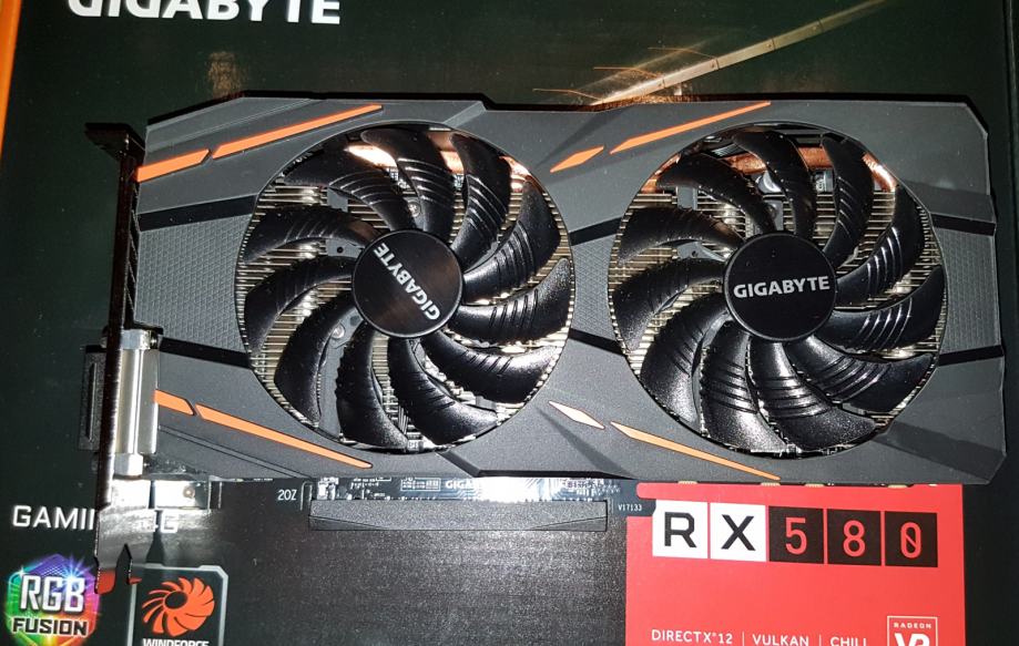 Gigabyte AMD Radeon RX 580 Gaming, 4 GB GDDR5, garancija