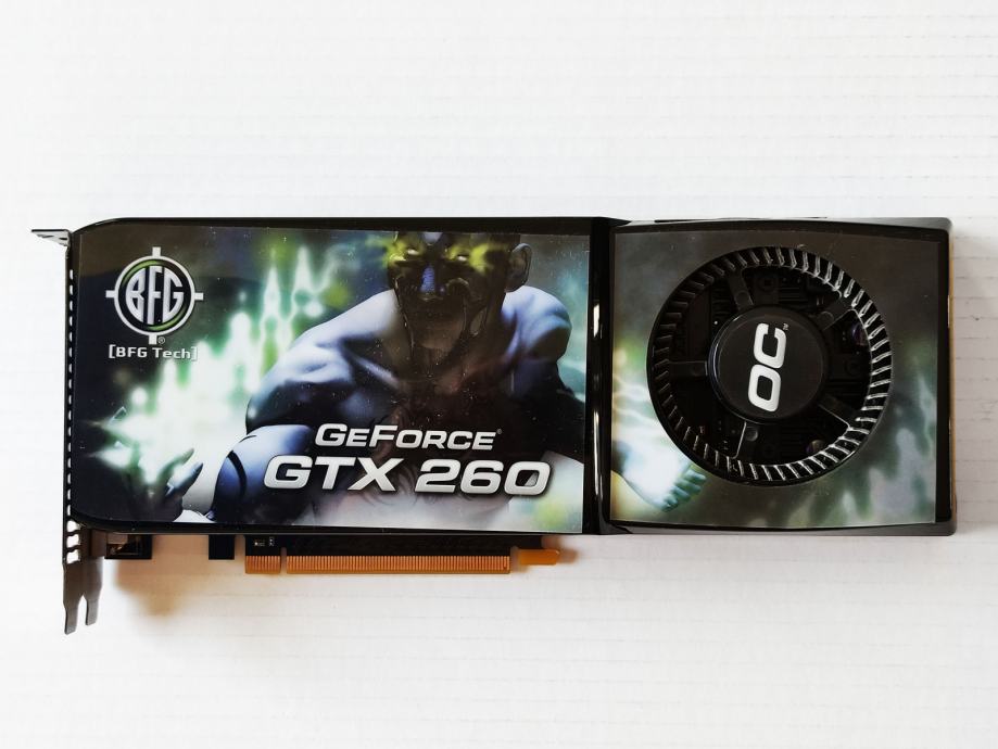 Grafička kartica BFG GeForce GTX 260 896MB GDDR3
