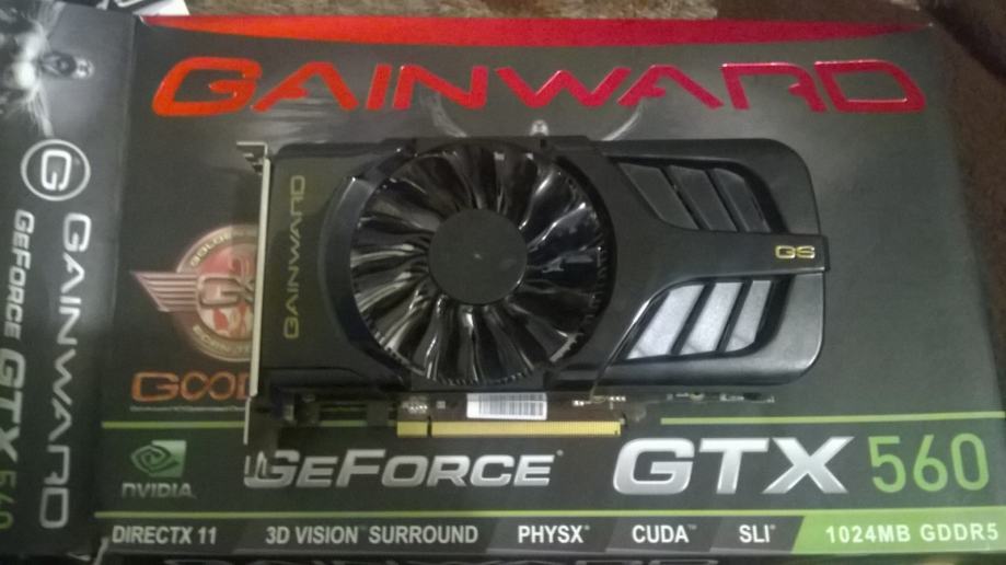GTX560 GAINWARD 1 GB ddr5
