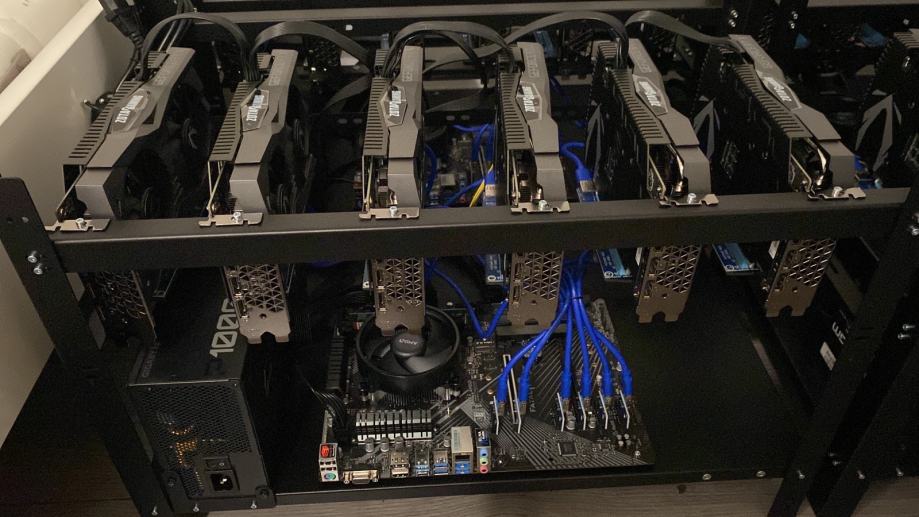 MINING RIG 200 mhs ETH ,NOVO,R1-odbitak PDV-a,GARANCIJA