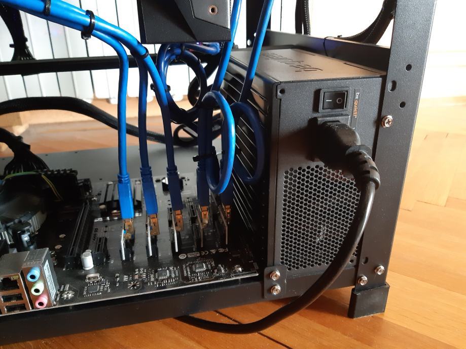 Mining rig 6x 3080Ti, 700 MH/s ETH,3 PSU (12 Pci-e MBO)