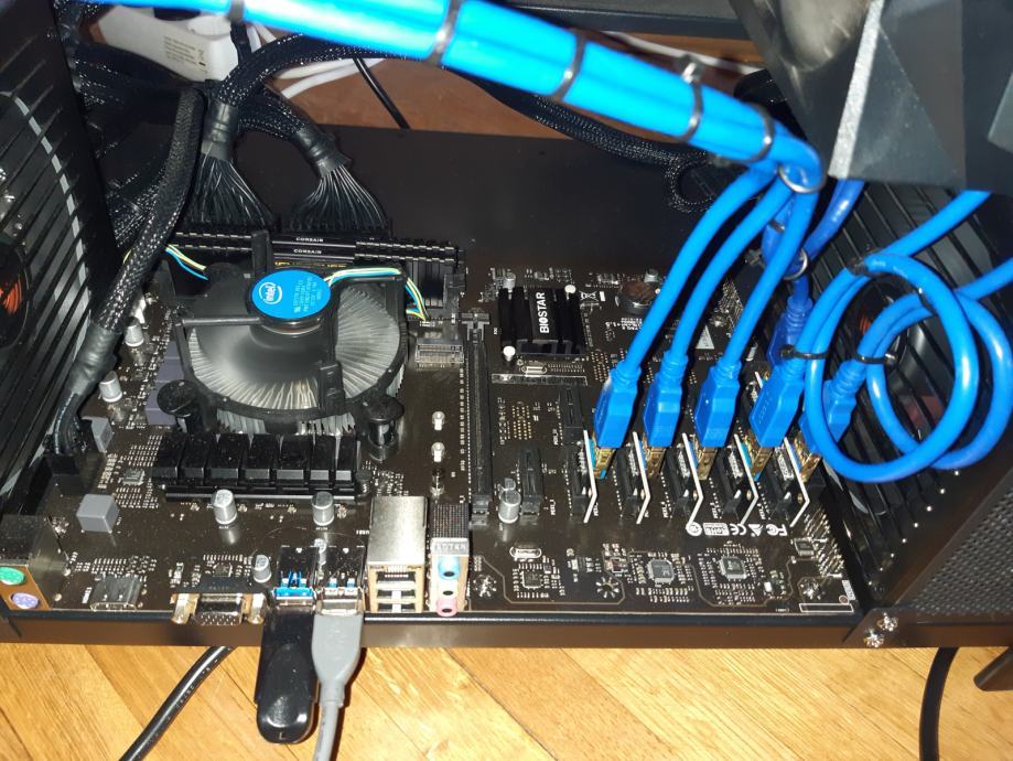 Mining rig 6x 3080Ti, 700 MH/s ETH,3 PSU (12 Pci-e MBO)