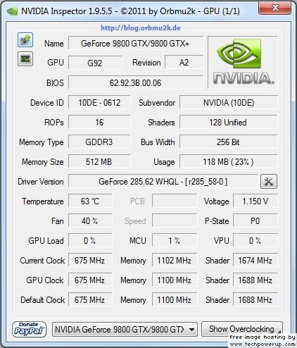 NVIDIA 9800 GTX