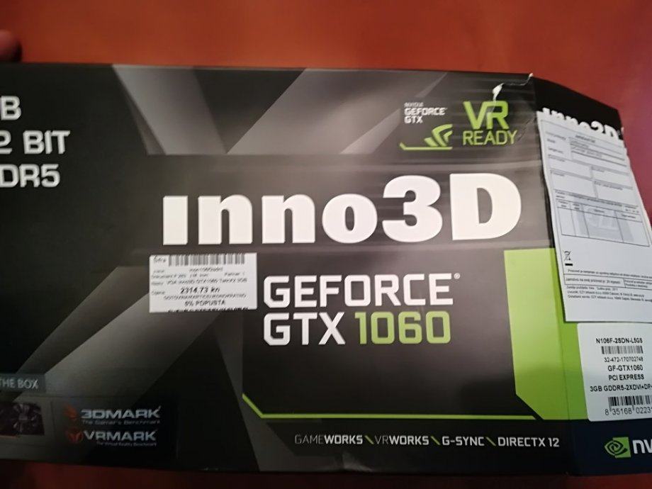 Nvidia GeForce GTX 1060 3 gb ili zamjena za Rx 470 4gb Saphire Nitro+