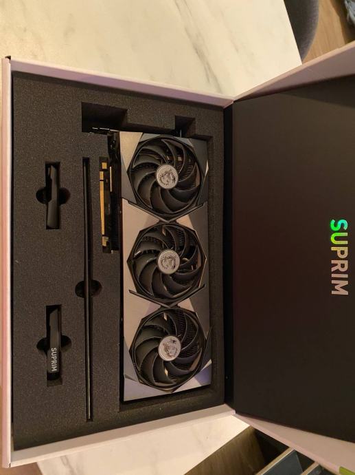 Nvidia MSI GeForce RTX 3080 SUPRIM X 10G grafička kartica