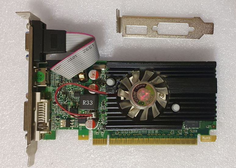 Point of View GeForce GT 520 1GB 128bit GDDR3 Low Profile PCIE DX12