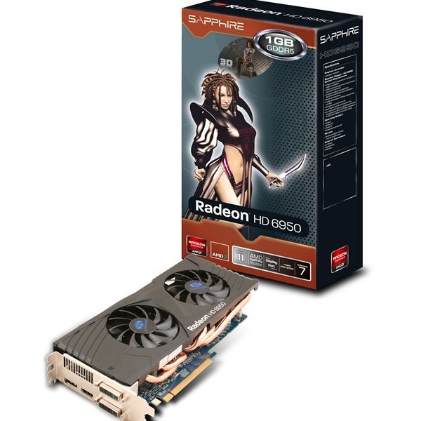 Sapphire ATI Radeon HD 6950 - 1gb DDR5