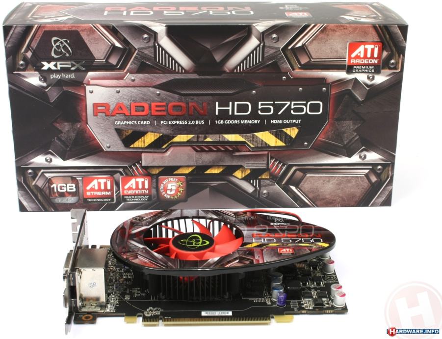 XFX/ATI Radeon HD 5750 1GB GDDR5 PCI Express Graphics Card