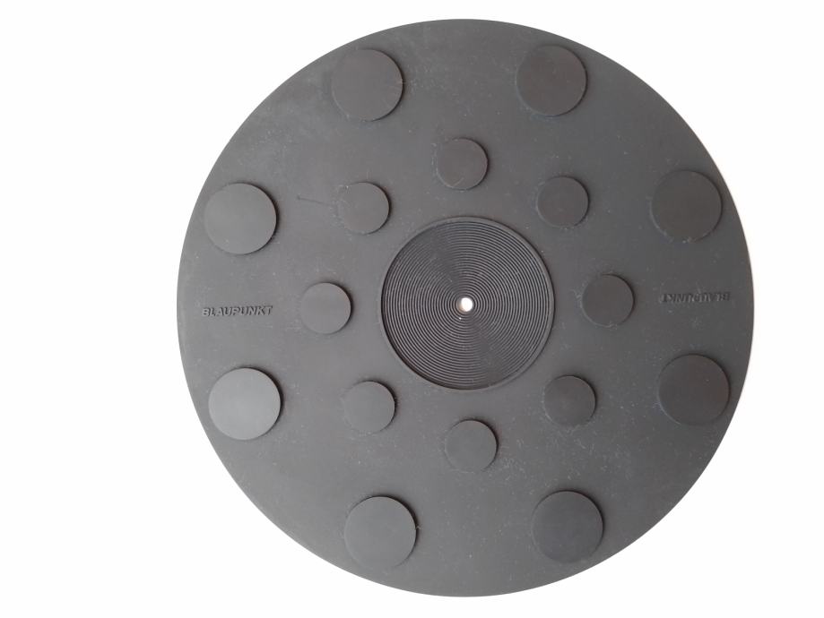 Mat za tanjur gramofona, Blaupunkt logo, 296 mm, 208 g, 2/4 mm