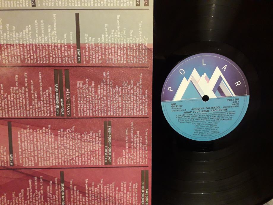 Fältskog Wrap Your Arms Around Me LP, Album