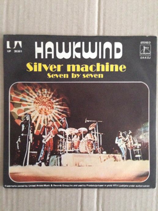 Hawkwind ‎- Silver Machine (RTVLJ) 7" RARITET