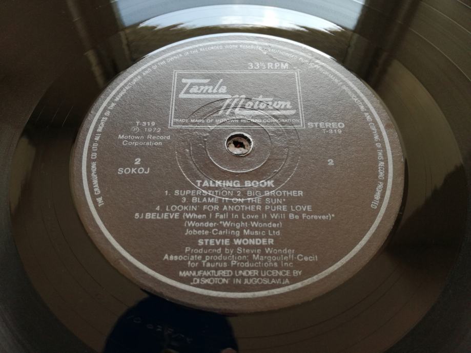 LP • Stevie Wonder Talking Book