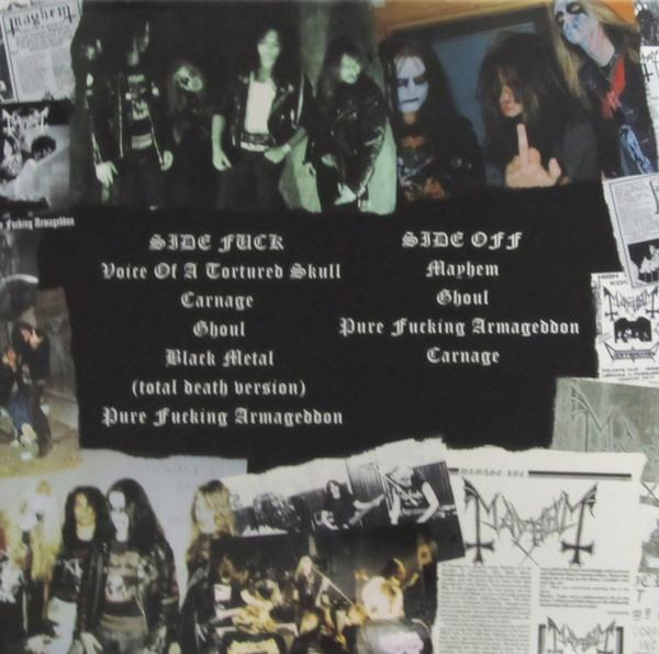 Mayhem Pure Fucking Armageddon 1986 Demos