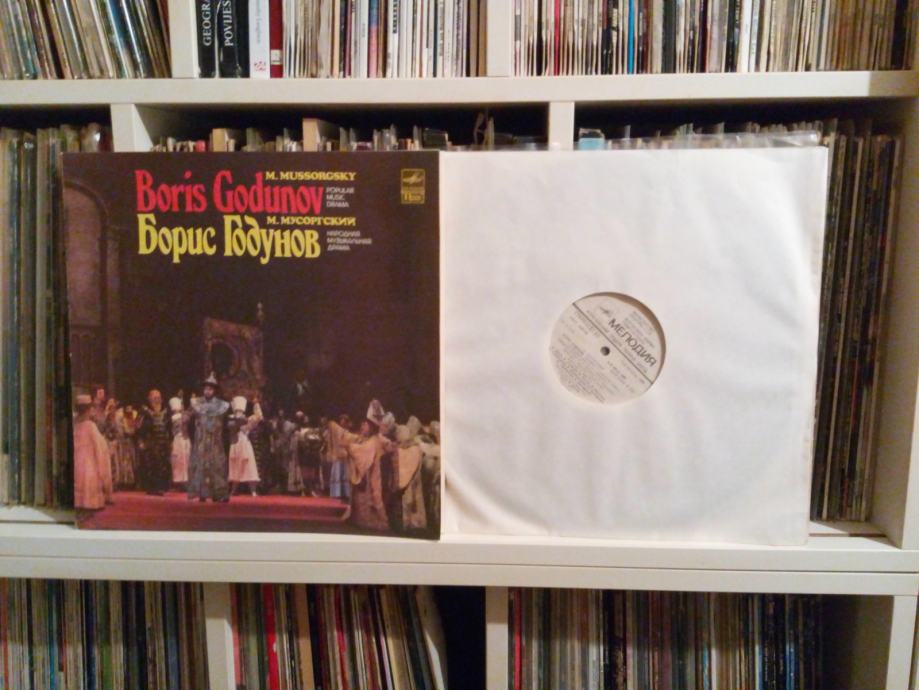 MUSSORGSKY  Boris Godunov   4 LP  Box
