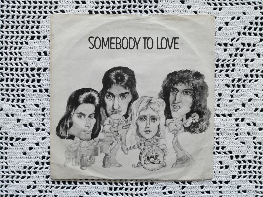 Queen - Somebody To Love / White Man (Jugoton izdanje) (7", Single)