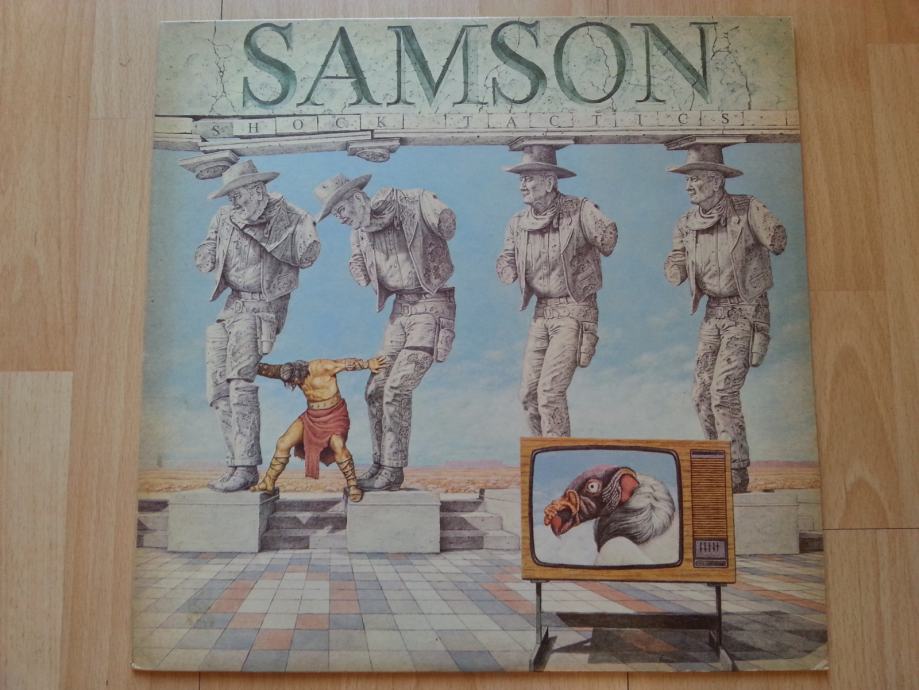 Samson - Shock Tactics , originalno 1. UK izdanje (1981.)
