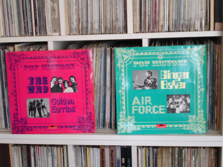 THE WHO  -  GOLDEN EARING 2 LP /  GINGER  BAKER  -  AIR  FORCE 2 LP