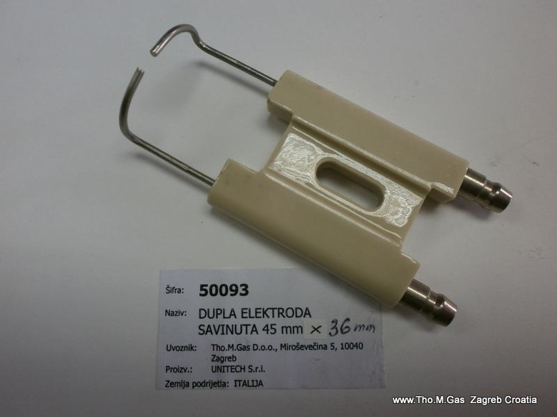 Elektroda za paljenje-ionizacija za plinski ili uljni plamenik 50093
