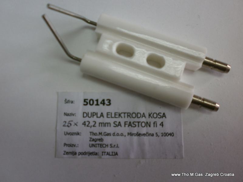 Elektroda za paljenje- jonizacija za plinski ili uljni plamenik 50143
