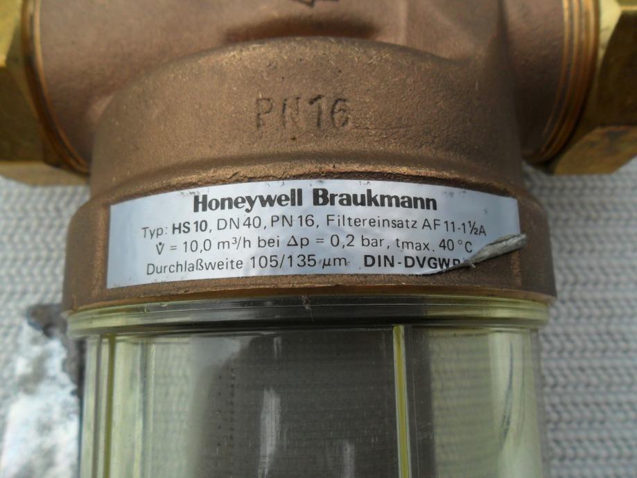 Honeywell Braukmann Filter za vodu / Regulator pritiska