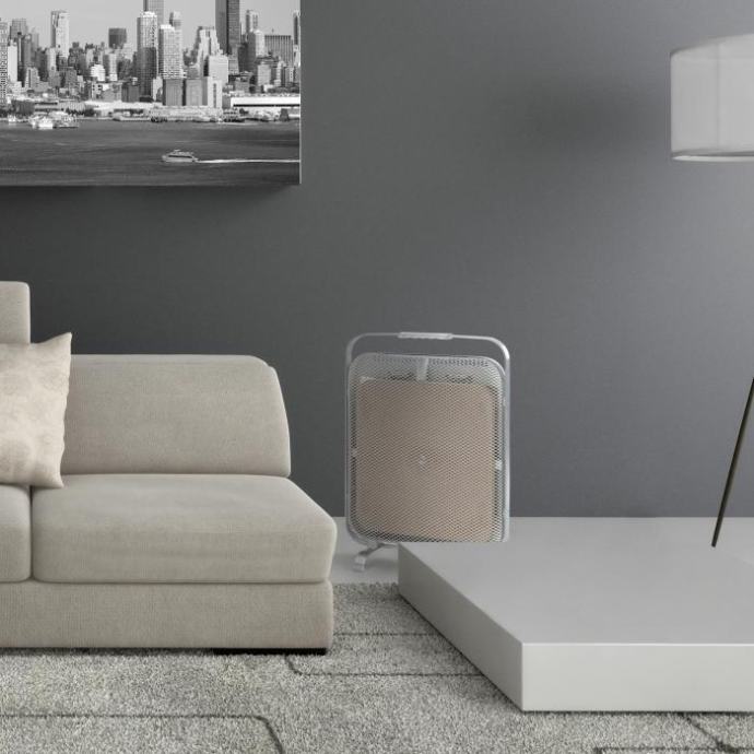 Klarstein Heatpal Marble Blackline Infrarood Verwarmingspaneel 1300w Vrijstaand En Draagbaar Zuinige Warmteaccumulator Ir Comfort Heats Volledig Zonder Ventilator Vorstbeveiliginsfunctie Luxueus Design Marmer Aluminium Koper 587481961