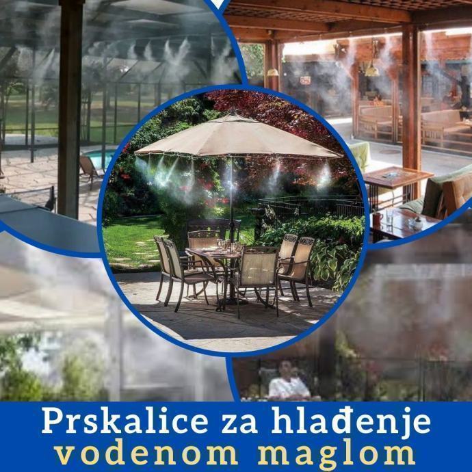 PRSKALICE ZA TERASE –HLAĐENJE VODOM-vodena/maglica klima! NOVO! ZAGREB