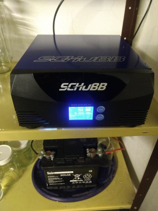 UPS Schubb SC 600, akumulator Sole 55