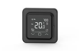 Touch screen Wi-Fi termostat za električno podno grijanje crni