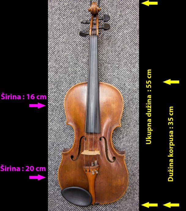 VIOLINA  Josef Metelka - majstorski instrument