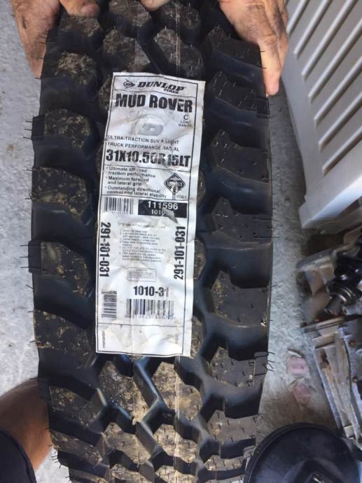 Gume Dunlop Mud Rover 31x10.5X15  4 kom.