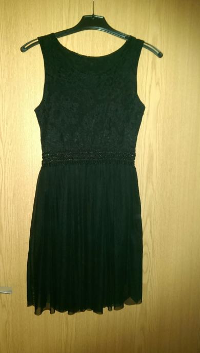 Crna svecana haljina