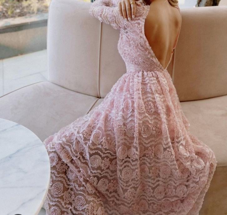 La Jupe midi haljina, roza 120e (plaćena 200e), 38 veličina